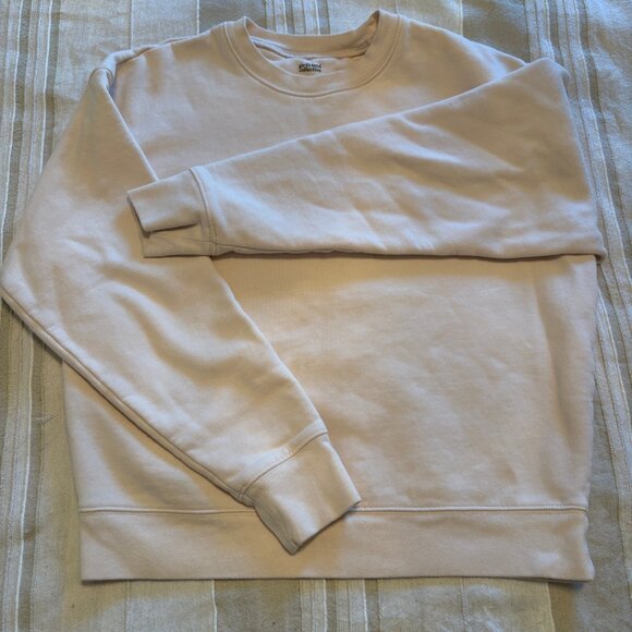 Girlfriend Collective 50/50 Crewneck Sweatshirt – Canyon, Size Small, Slightly C - Picture 1 of 6